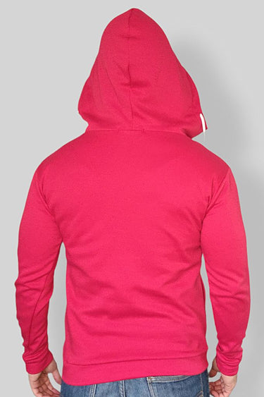 Sudadero Double Zip Rojo